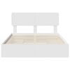 vidaXL Storage Bed with Headboard White 150 x 200 cm Engineered Wood