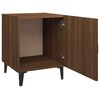 vidaXL Bedside Cabinets 2 pcs Brown Oak Engineered Wood