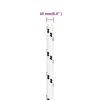 vidaXL Work Rope White 10 mm 100 m Polyester