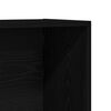 vidaXL Book Cabinet Black Oak 36 x 30 x 143 cm Engineered Wood