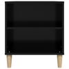 vidaXL TV Cabinet Black 102x44.5x50 cm Engineered Wood