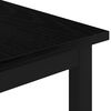 vidaXL Coffee Table Black Oak 40 x 40 x 36 cm Engineered Wood