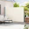 vidaXL Patio Retractable Side Awning 200x300 cm Cream