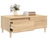 vidaXL Coffee Table Sonoma Oak 90x50x36.5 cm Engineered Wood
