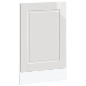 vidaXL Dishwasher Panel Porto High Gloss White 45x1,5x57 cm Engineered Wood