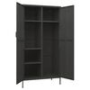 vidaXL Wardrobe Anthracite 90x50x180 cm Steel