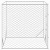 vidaXL Outdoor Dog Kennel Silver 2x2x2 m Galvanised Steel