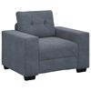 vidaXL Sofa Set 3 pcs Dark Grey 221 x 80 x 80 cm Velvet