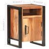vidaXL Bedside Cabinet 40x35x55cm Solid Acacia Wood in Sheesham Finish
