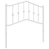 vidaXL Metal Replace Headboard White 90 cm