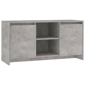 vidaXL TV Cabinet | Concrete grey | Engineered wood | Medium | TV Cabinet