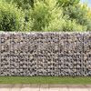 vidaXL Gabion Basket Galvanised Steel 120x30x50 cm