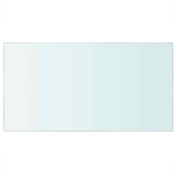 vidaXL Shelf Panel Glass Clear 40x25 cm