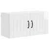 vidaXL Wall Cabinet LUCCA High Gloss White 80 x 31 x 40 cm
