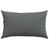 vidaXL Sofa Pillows 2 pcs Dark Grey 50 x 30 cm Fabric