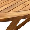 vidaXL Folding Garden Table 160x85x75 cm Solid Acacia Wood