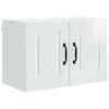 vidaXL Wall Cabinet PORTO High Gloss White 60 x 31 x 40 cm