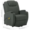 vidaXL Stand up Massage Chair Anthracite Faux Leather