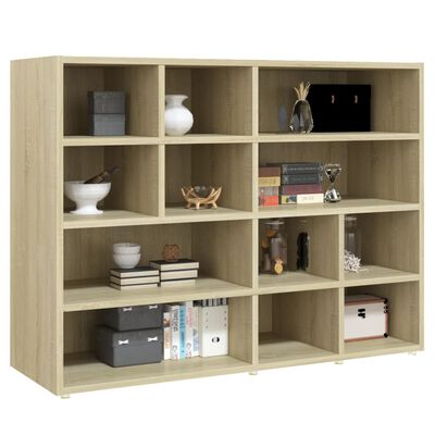 vidaXL Side Cabinet Sonoma Oak 97x32x72 cm Engineered Wood