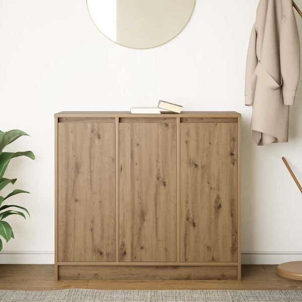 vidaXL Sideboard Artisan Oak 85x34x76 cm Engineered Wood