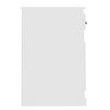 vidaXL Desk with Drawer White 115x50x75 cm Engineered Wood