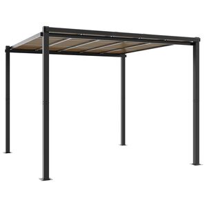 vidaXL Garden Gazebo Anthracite 3x3 m Aluminium