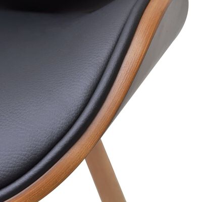 vidaXL Dining Chairs 6 pcs Bentwood and Faux Leather