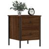 vidaXL Bedside Cabinets 2 pcs Brown Oak 40x42x50 cm Engineered Wood