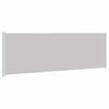 vidaXL Patio Retractable Side Awning 200x600 cm Grey
