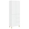 vidaXL Cabinet Set 2 pcs White Engineered Wood