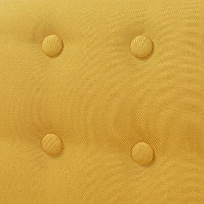 244069 vidaXL Armchair Fabric 67x59x77 cm Yellow