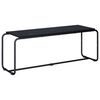 vidaXL TV Stand 113.5 x 35.5 x 42 cm Black Oak Engineered Wood