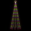vidaXL Christmas Tree with Spike Colourful 310 LEDs 300 cm