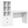 vidaXL Desk White 145.5 x 50 x 127 cm 2 pcs