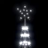 vidaXL Christmas Cone Tree 752 Cold White LEDs Decoration 160x500 cm