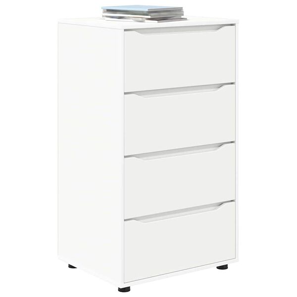 vidaXL Storage Cabinets 2 pcs White 60 x 48 x 105 cm Engineered Wood