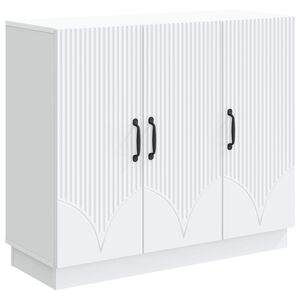 vidaXL Sideboard White 89 x 34.5 x 77 cm Engineered Wood