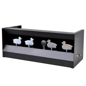 Magnetic Knockdown Pellet Catcher 4+1 Targets Duck Design