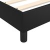 vidaXL Box Spring Bed with Mattress Black 100x200 cm Faux Leather