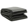 Floating Rectangular PE Solar Pool Film 8 x 5 m Black