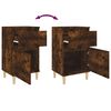 vidaXL Bedside Cabinets 2 pcs Smoked Oak 40x35x70 cm