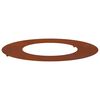 vidaXL suitable for Flat Tree Ring Brown &Oslash;40 / 70 cm Weathering Steel