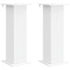 vidaXL Plant Stand 2 pcs White 30.5 x 30 x 80.5 cm Engineered Wood