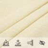 vidaXL Sunshade Sail HDPE Rectangular 2x4 m Cream