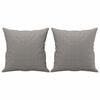 vidaXL 2-Seater Sofa with Pillows&Cushions Light Grey 120 cm Fabric