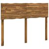 vidaXL Live Edge Headboard ROSTOCK Natural 135 cm Solid Acacia Wood