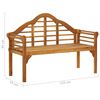 vidaXL Garden Queen Bench with Cushion 135 cm Solid Acacia Wood