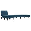 vidaXL L-shaped Sofa Bed Dark Grey 255x140x70 cm Velvet