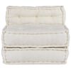 vidaXL Modular Sofa Unit Cream 70x70x54 Fabric