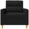 vidaXL Sofa Chair Black 60 cm Fabric